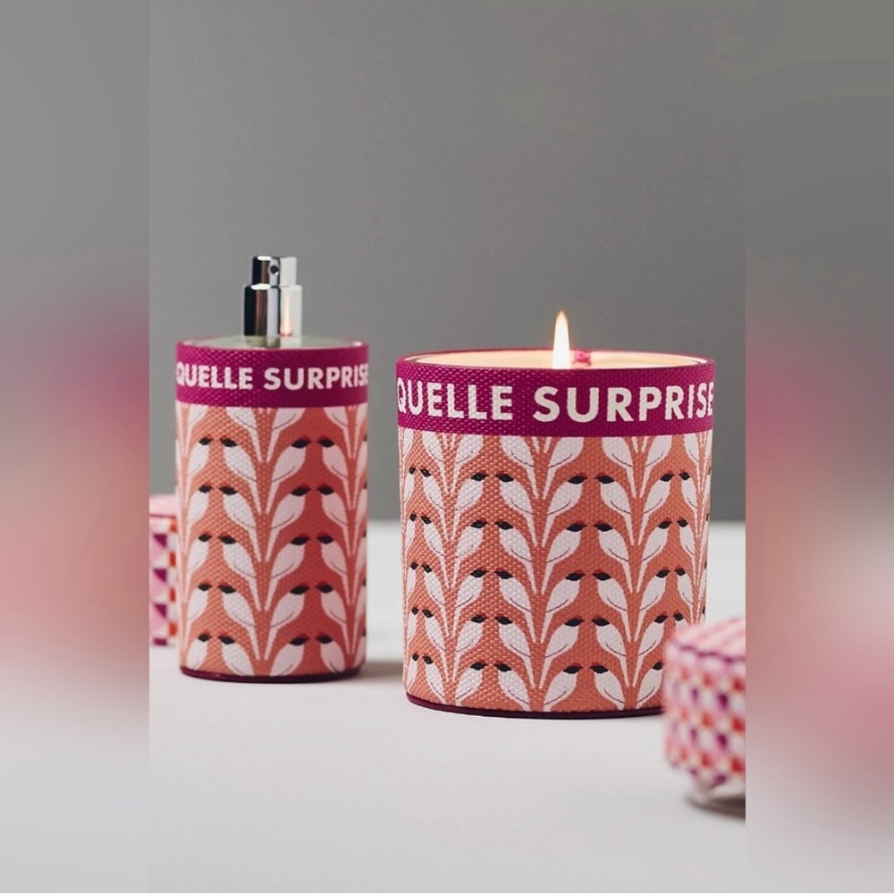 Anthropologie Bundle Emi Fresh White Cashmere & Musk Glass Candle And Room Spray - Picture 2 of 6
